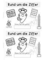 Vorschau - Anderer Materialtyp - 10 Trainingshefte zu den Ziffern 0-9 (SET) - Seite 1