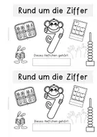 Vorschau - Anderer Materialtyp - Trainingsheft zur Ziffer 7 (9 differenzierte Übungsseiten A5) - Seite 1