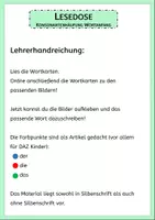 Vorschau - Fördermaterial/Inklusion - 5 Lesedosen 'genaues Lesen' - Seite 2