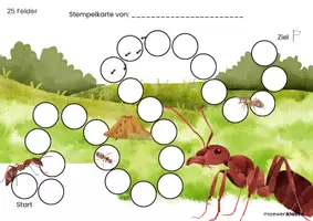 Vorschau - Anderer Materialtyp - Stempelkarten: Klassentier Ameise (Verstärkungs-/Belohnungssystem/Token) - Seite 3