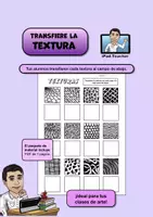 Vista previa - Hojas de trabajo - ARTE: Transfiera la textura (PDF) - Portada