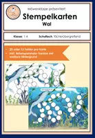 Vorschau - Anderer Materialtyp - Stempelkarten: Klassentier Wal (Verstärkungs-/Belohnungssystem/Token) - Deckblatt