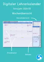 Vorschau - Anderer Materialtyp - Digitaler Lehrerkalender 2024/25 - NW - 7-Stunden-Version - Seite 2