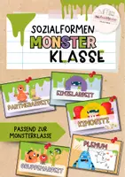 Vorschau - Poster - Monsterklasse: Sozialformen - Deckblatt