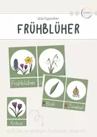 Vorschau - Bildkarten - Frühblüher - Wortspeicher Tafelkarten - Deckblatt