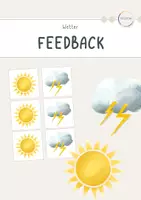 Vorschau - Bildkarten - Feedback-Karten “Wetter” - Deckblatt