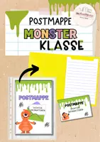 Vorschau - Merkblätter - Monsterklasse: Postmappe - Deckblatt