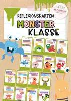Vorschau - Lehrpläne/Lehrermaterial - Monsterklasse. Reflexionskarten - Deckblatt