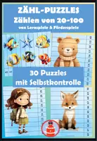 Vorschau - Stationenlernen - Zählen mit 30 Puzzles im ZR 100 - Deckblatt