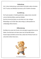 Vorschau - Stationenlernen - Zählen mit 30 Puzzles im ZR 100 - Seite 1