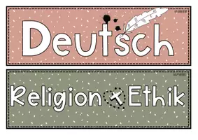 Vorschau - Poster - Boho: Tagestransparenz Sekundarstufe | Tagesplan & Fächerkarten für den Stundenplan - Seite 2