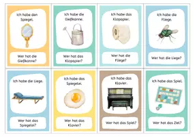 Vorschau - Spiele - Wörter mit ie - Lesespiel Ich habe ... Wer hat ...? - Seite 2