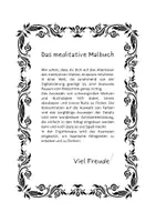Vorschau - Mal- und Bastelvorlagen - Malbuch Ausmalbilder mit Schriftarten und Cliparts meditativ - Seite 1