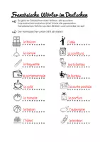 Vorschau - Arbeitsblätter - Französische Wörter im Deutschen - Diese Wörter kennst du schon! - Seite 2