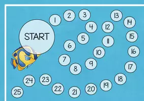 Vorschau - Spiele - Chaosspiel, Spiel zur Themenwiederholung für die 3. Klasse - Seite 1