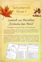 Vorschau - Arbeitsblätter - Leseheft zur Waldfibel "Entdecke den Wald" - Deckblatt