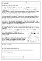 Vorschau - Arbeitsblätter - Leseblätter - Paket (2. Klasse) - Seite 3