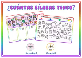 Vista previa - Hojas de trabajo - ¿Cuántas Sílabas tengo? - página 3