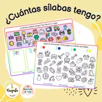 Vista previa - Hojas de trabajo - ¿Cuántas Sílabas tengo? - Portada
