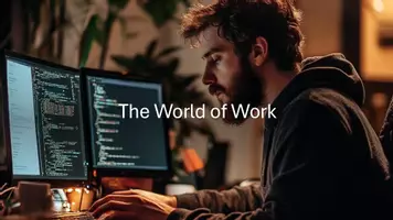 Vorschau - Präsentationen/Tafelbilder - Presentation: Work-Life Balance in Modern Workplaces - Deckblatt