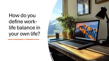 Vorschau - Präsentationen/Tafelbilder - Presentation: Work-Life Balance in Modern Workplaces - Seite 1