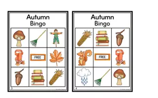 Vista previa - Juegos / Gamificación - Autumn - Bingo Game - página 2
