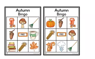 Aperçu - Jeux - Autumn - Bingo Game - Page 3