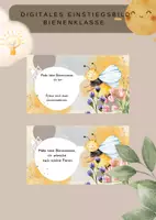 Vorschau - Präsentationen/Tafelbilder - Bienenklasse digitales Tafelbild - Deckblatt