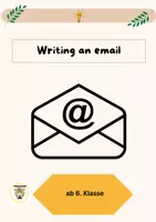 Vorschau - Arbeitsblätter - Writing an email_US/Germany comparison - Deckblatt