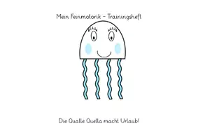 Vorschau - Arbeitsblätter - Feinmotorik_Übungsheft_Wellen - Deckblatt