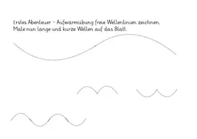 Vorschau - Arbeitsblätter - Feinmotorik_Übungsheft_Wellen - Seite 2