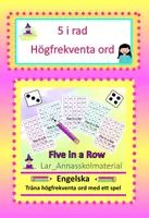 förhandsvisning - Högfrekventa ord på engelska 5 i rad - försättsblad