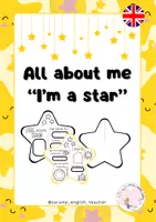 Vista previa - Manualidades / Dibujos para colorear - ALL ABOUT ME- I'M A STAR (BACK TO SCHOOL) - página 1