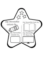 Vista previa - Manualidades / Dibujos para colorear - ALL ABOUT ME- I'M A STAR (BACK TO SCHOOL) - página 3