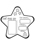 Vista previa - Manualidades / Dibujos para colorear - ALL ABOUT ME (TODO SOBRE MI)- I'M A STAR (SOY UNA ESTRELLA) - página 3