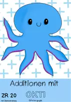 Vorschau - Interaktives Material - Additionen im Zahlenraum 20 mit Überschreitung (Interaktives PDF) - Deckblatt