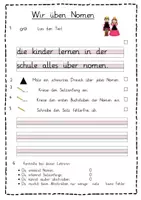 Vorschau - Arbeitsblätter - Wortartenmärchen: Wir üben Nomen - Seite 1