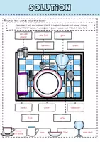 Vorschau - Arbeitsblätter - Laying the table worksheets - Seite 3