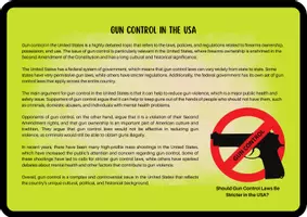Vorschau - Arbeitsblätter - Gun Control in the USA (Panel Discussion) - Seite 1