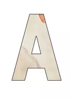 Vorschau - Anderer Materialtyp - Buchstaben Vorlagen - auch als Wimpel - Gesamte Alphabet - Seite 1