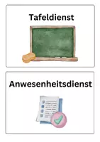 Vorschau - Poster - Unsere Klassendienste I Classroom-Management I Soziales Lernen - Seite 2