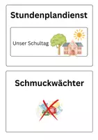 Vorschau - Poster - Unsere Klassendienste I Classroom-Management I Soziales Lernen - Seite 3