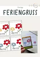 Vorschau - Anderer Materialtyp - Feriengruß - Wachstumsgedanke (2.HJ) - Deckblatt