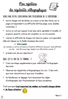Aperçu - Fiches - Mon répertoire des régularités orthographiques - Page 1