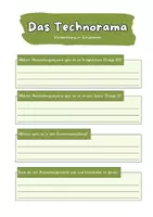 Vorschau - Arbeitsblätter - Natur und Technik - Arbeitsblatt Technorama - Seite 1
