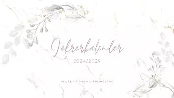 Vorschau - Anderer Materialtyp - Digitaler Lehrerkalender SJ 2024/2025 (Schulplaner) - Deckblatt