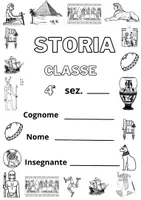 anteprima - Altro tipo di materiale - Copertine di Storia classe 4 - Pagina di copertina
