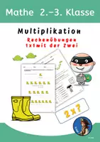 Vorschau - Arbeitsblätter - Mathematik 2. Klasse bis 3. Klasse Einmaleins mit der 2 - Deckblatt