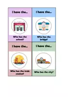 Vorschau - Spiele - English: I have...Who has? - Lernspiel "buildings" - Seite 3