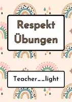 Vorschau - Mal- und Bastelvorlagen - Respekt Unterrichtsmaterial - Schulstart - Deckblatt